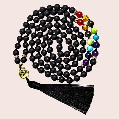 7 Chakra Mala Necklace + Free Bracelet