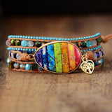 7 Color Chakra Wrap Bracelet