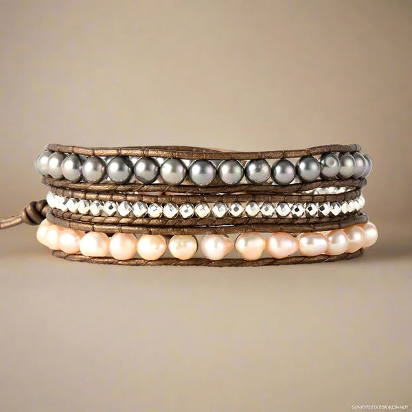 Among Pearls Wrap Bracelet - Moon Dance Charms