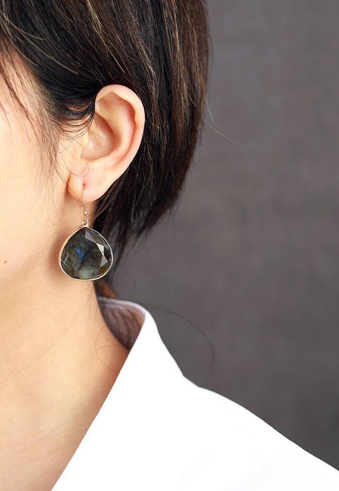 Enchanting Labradorite Stone Earrings