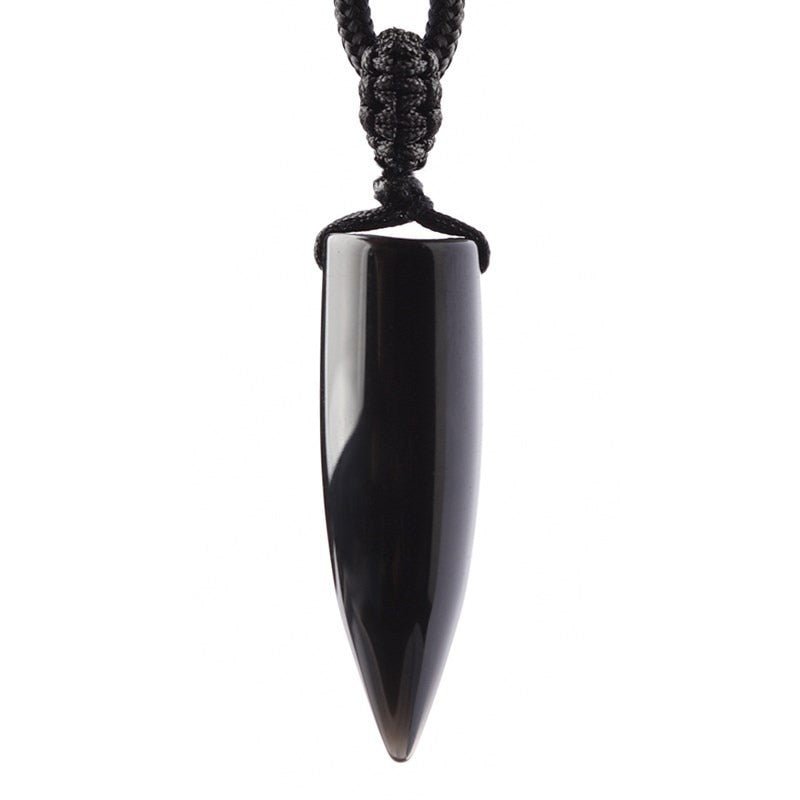 Black Obsidian Lucky Necklace - Moon Dance Charms