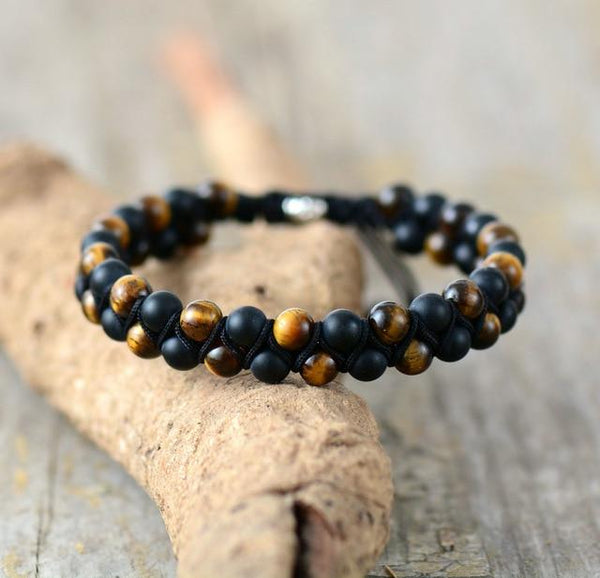 Tiger’s eye And Agate Power Bracelet