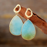 Gorgeous Amazonite Earrings - Moon Dance Charms