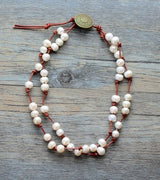Handmade Natural Pearls Wrap Bracelet - Moon Dance Charms