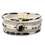 Leopard Leather Bracelet