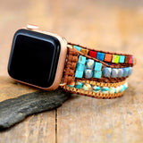 Imperial Jasper Apple Watch Band Wristband - Moon Dance Charms