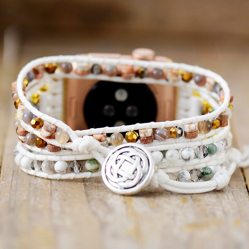 Lovely Beaded Apple Watch Band - Moon Dance Charms