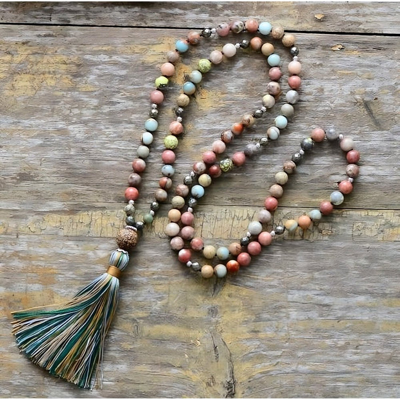 Mala Necklace I Am Limitless - Moon Dance Charms