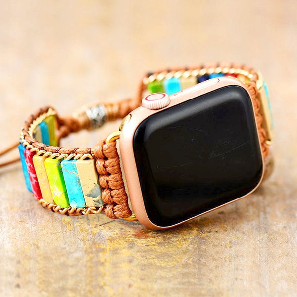 Rainbow apple watch on sale band