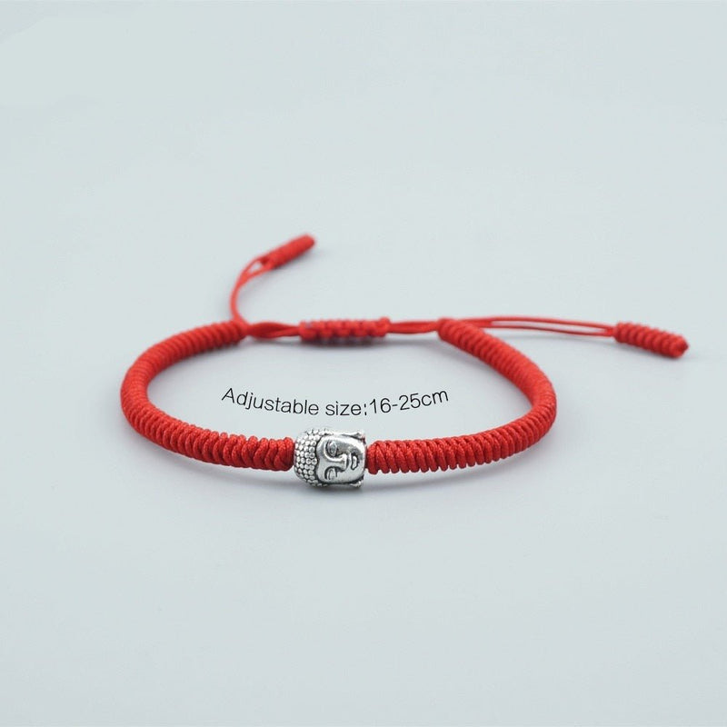 Red String Bracelet Buddha Charm - Moon Dance Charms