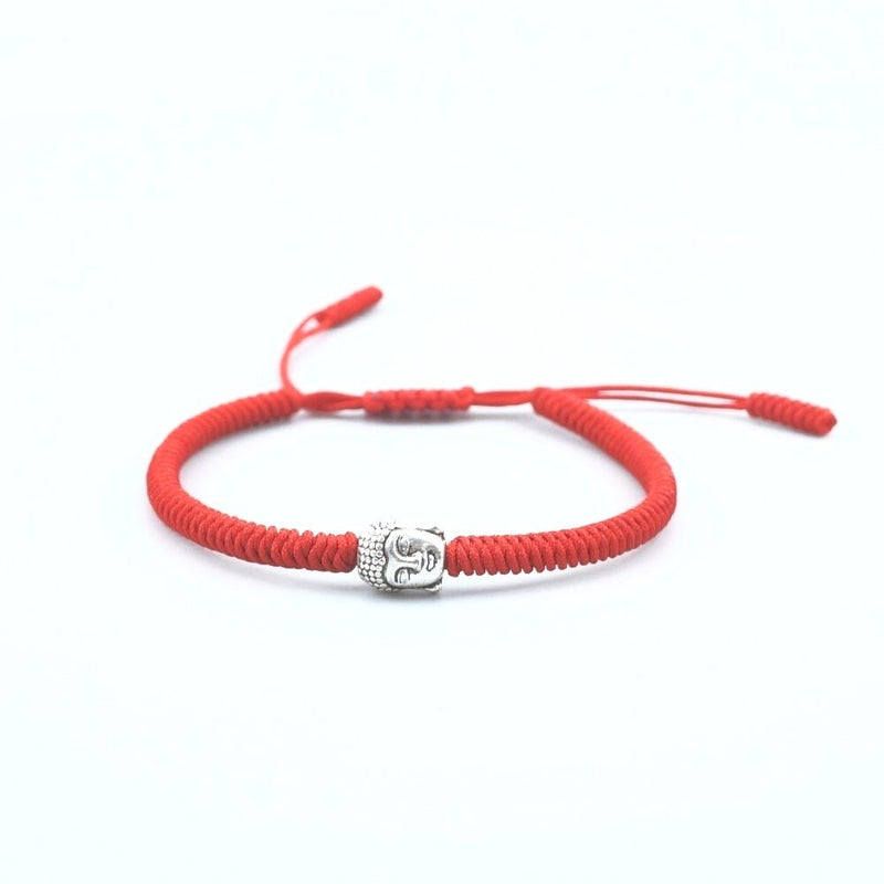 Red String Bracelet Buddha Charm - Moon Dance Charms