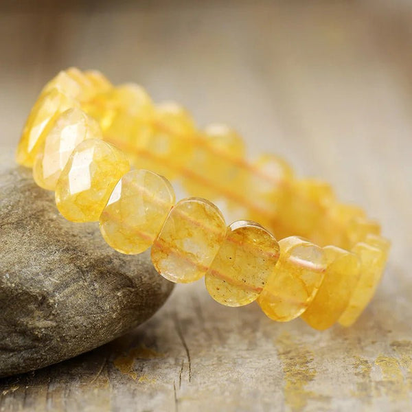 Citrine best sale stone bracelet