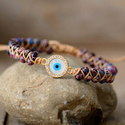 Mixed Natural Gilded Stone Bracelet – BauanaHygge.com
