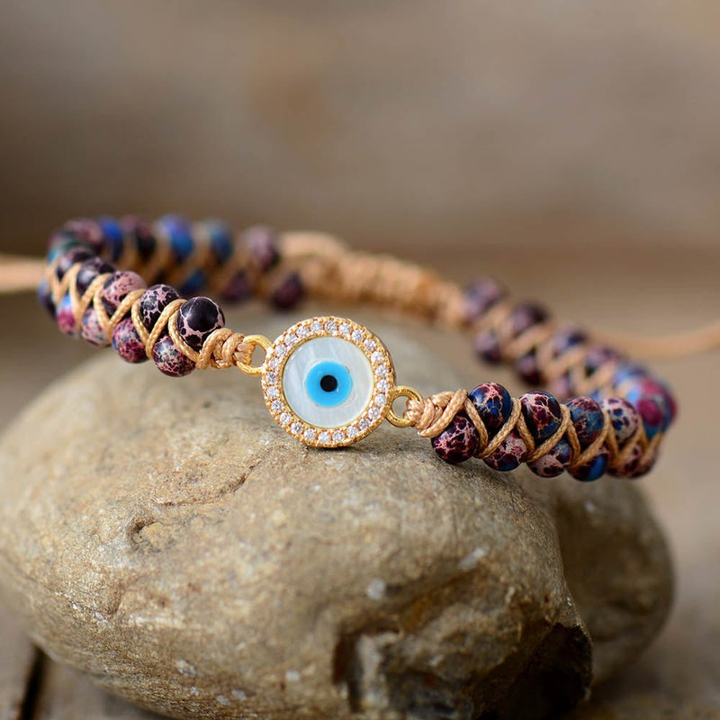 Zen Sulemani Hakik Bracelet to Protect From Evil Eye | The Zen Crystals