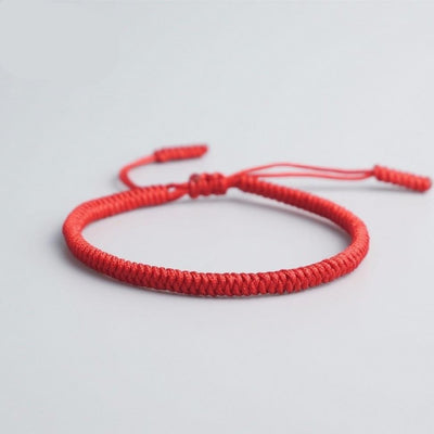 Bracelet porte-bonheur à nœud tibétain