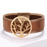 Tree Of Life Leather Bracelet