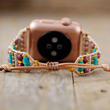 Vibrant Stones Beaded Watch Band - Moon Dance Charms